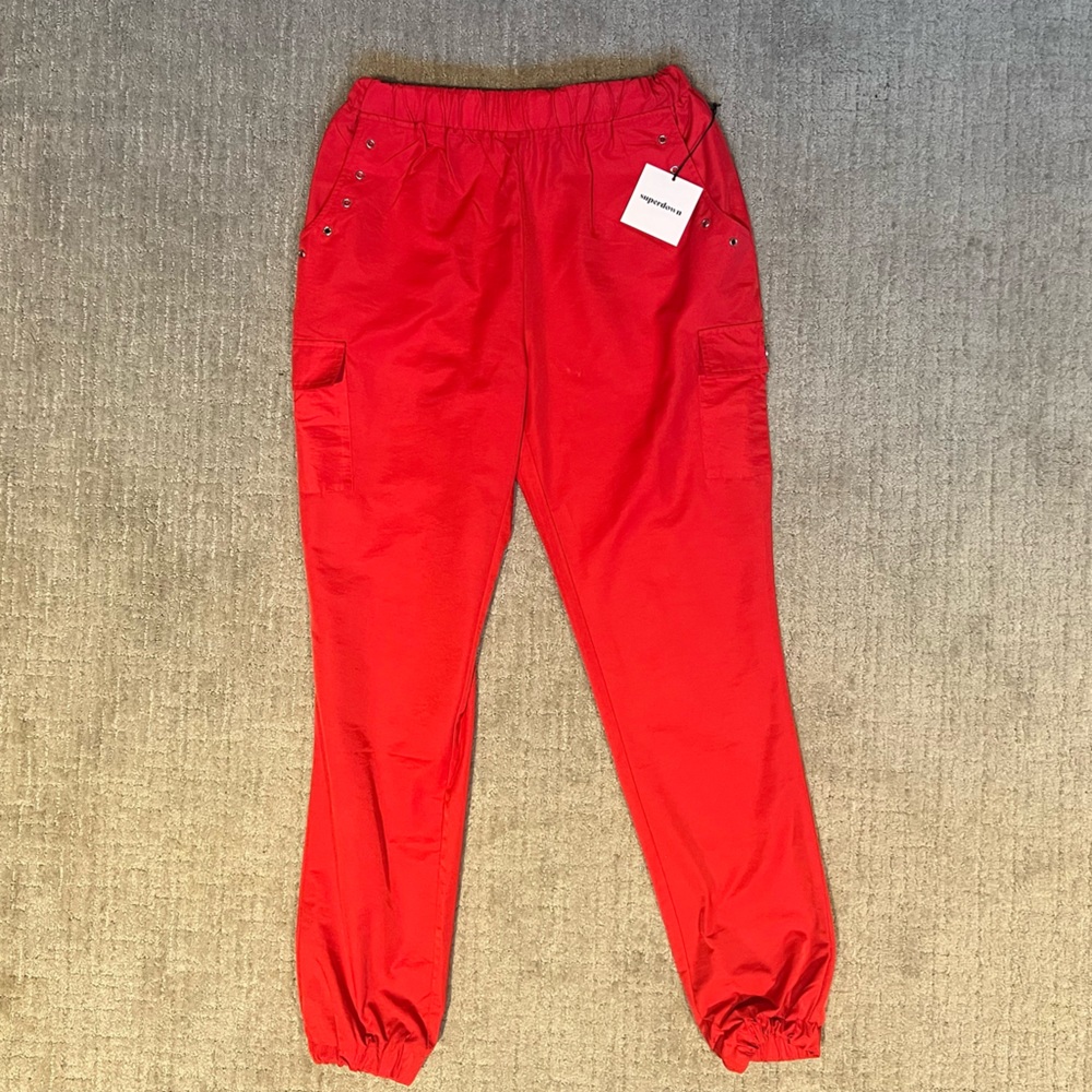 NWT Superdown XS Red Joggers - Picture 3 of 4